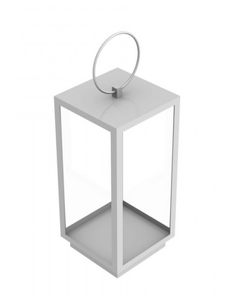 Unopiu - Lanterne Oslo verdrahtet mit Schukostecker-Leuchte-Unopiu-Weiß-TOJU Interior