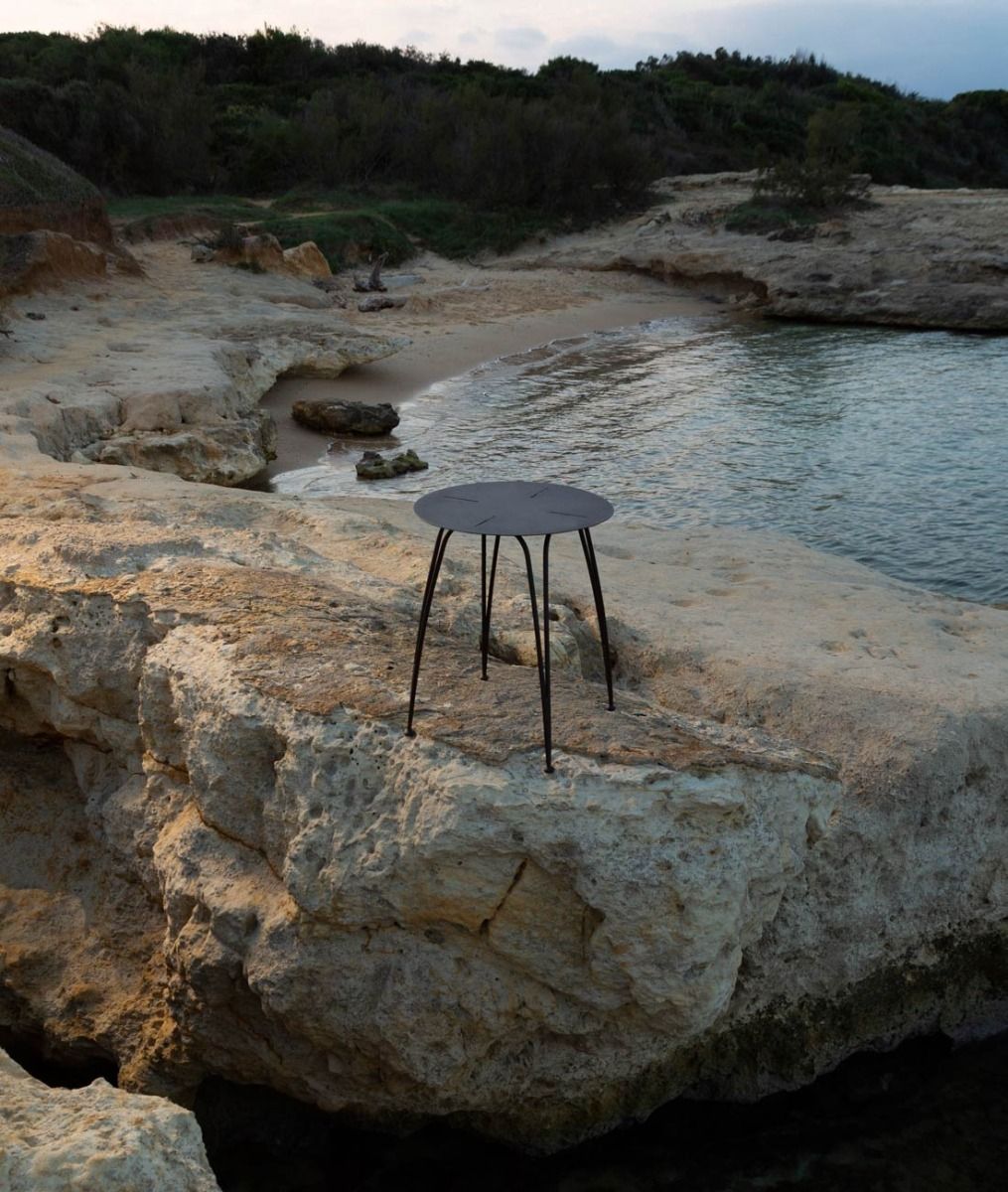 Unopiu - Rund Couchtisch Ariete aus eisen bronze-Tische-Unopiu-TOJU Interior