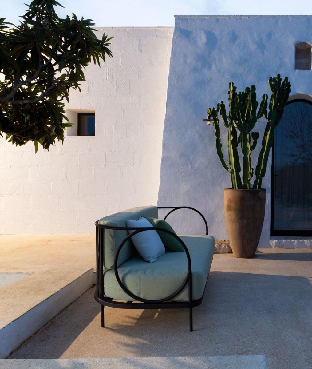 Unopiu - Sofa Ariete aus Eisen in bronze-Sofas-Unopiu-Ohne Polster-TOJU Interior