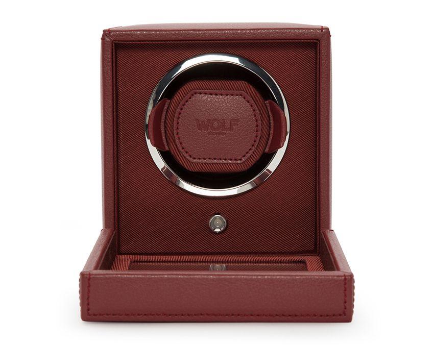 Wolf - Uhrenbeweger - Cub Winder with Cover-Uhrenbeweger-Wolf 1834-Bordeaux-TOJU Interior