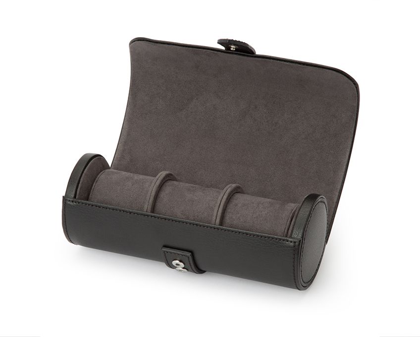 Wolf - Uhrenrolle für 3 Uhren Blake-Uhrenrolle-Wolf 1834-Black/Grey-TOJU Interior