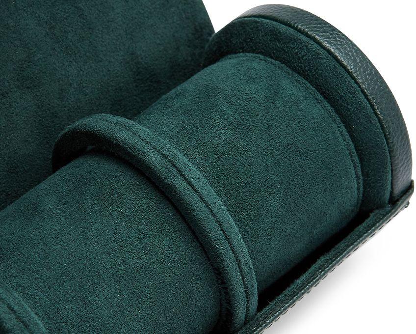 Wolf - Uhrenrolle für 3 Uhren British Racing Green-Uhrenrolle-Wolf 1834-TOJU Interior