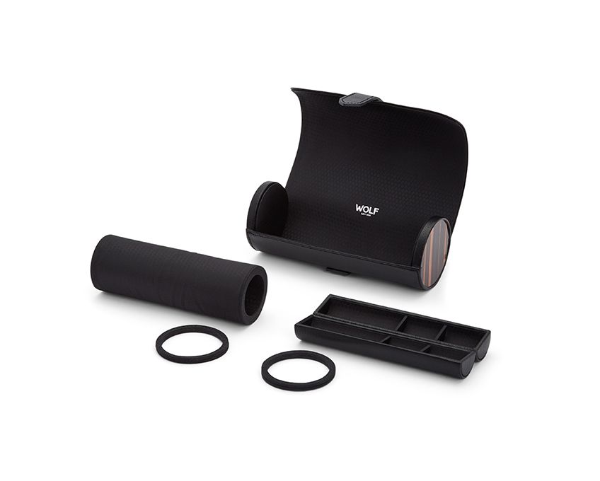 Wolf - Uhrenrolle für 3 Uhren Roadster-Uhrenrolle-Wolf 1834-TOJU Interior