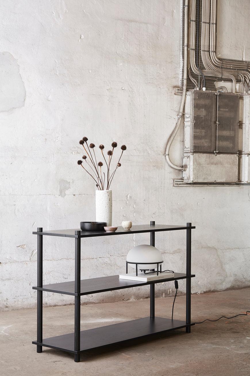 Woud - Pump Tischleuchte, Ø 24 cm, schwarz-Leuchten-Woud-TOJU Interior