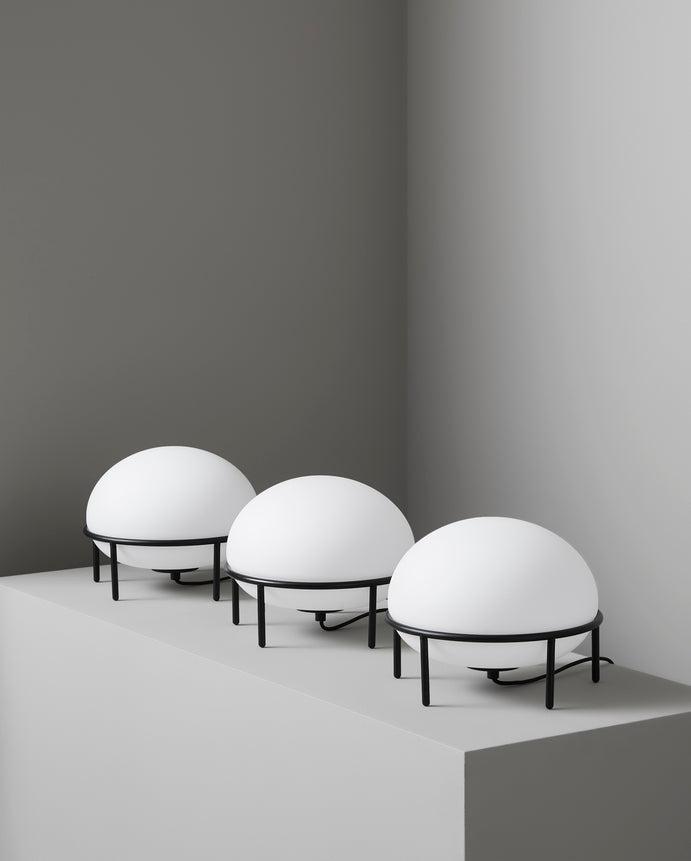 Woud - Pump Tischleuchte, Ø 24 cm, schwarz-Leuchten-Woud-TOJU Interior