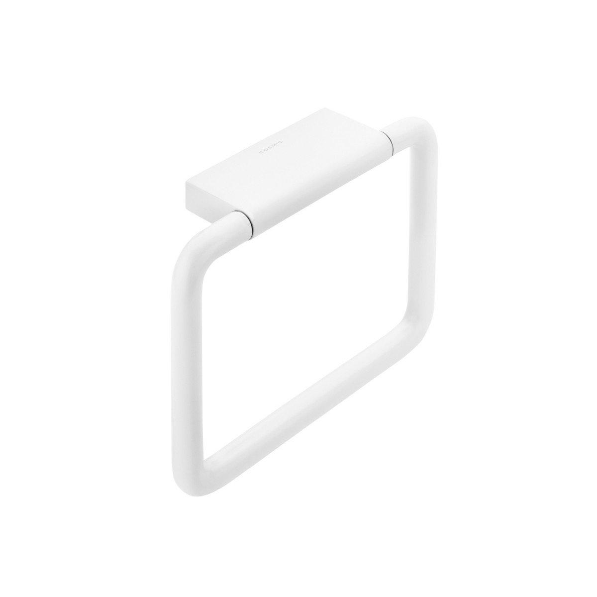 Cosmic - Handtuchring Black & White-Handtuchhalter-Cosmic-Weiß Matt-TOJU Interior