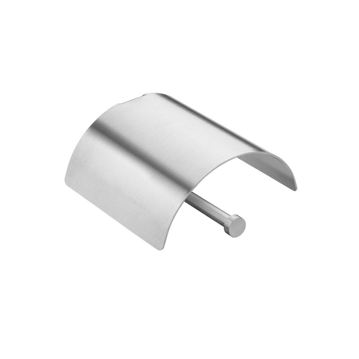 Cosmic- Papierrollenhalter Logic mit Deckel-Toilettenpapierhalter-Cosmic-Edelstahl satinierd-TOJU Interior