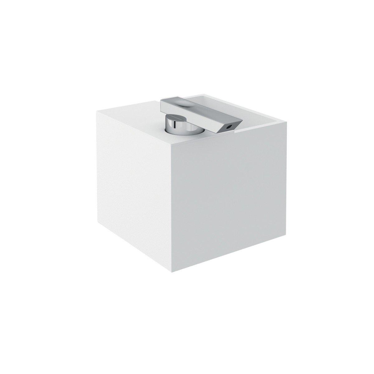 Cosmic - Seifenspender + Zahnbürstenhalter the Grid-Seifenspender-Cosmic-Chrom-Weiß-TOJU Interior