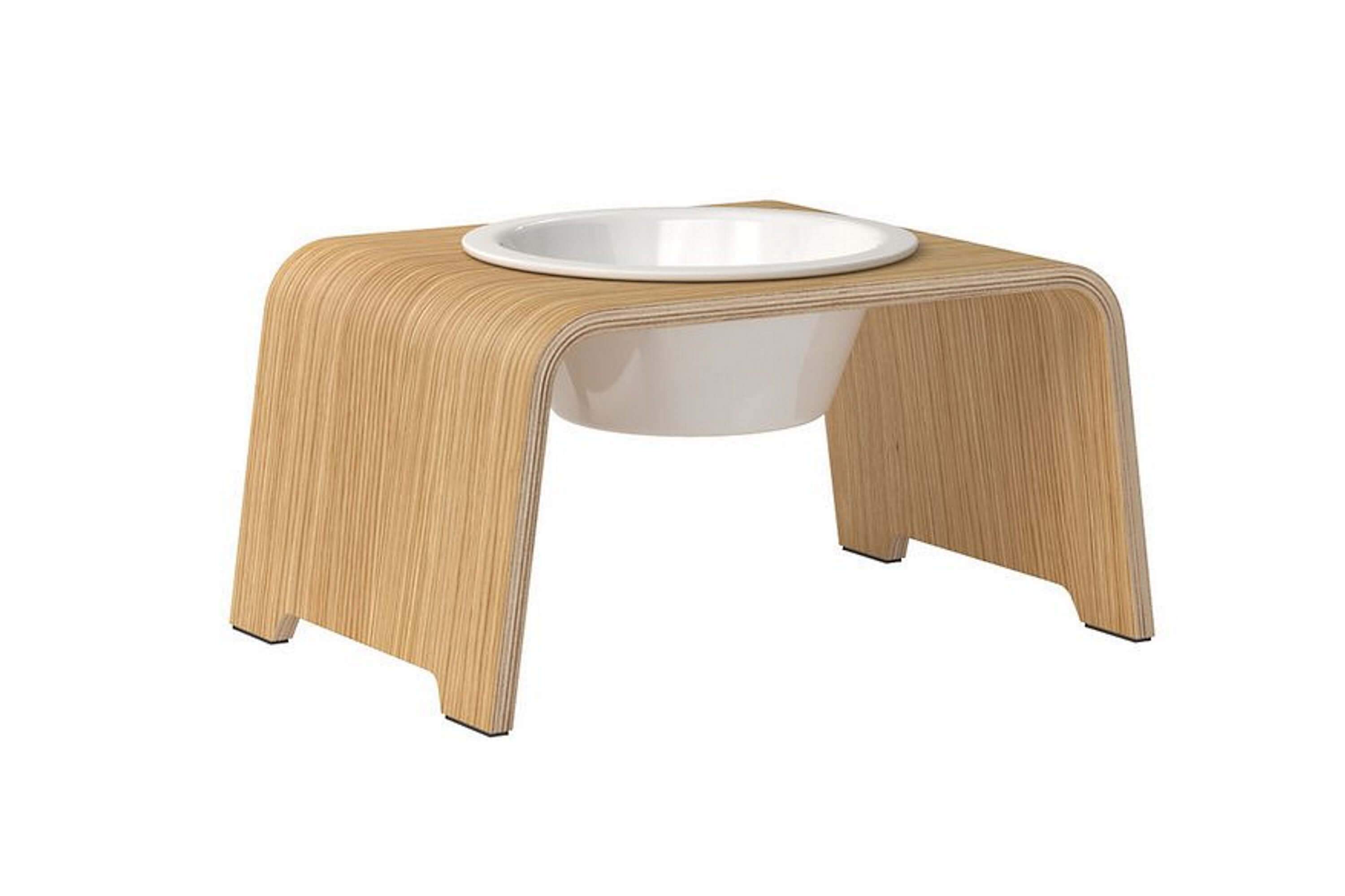 dogBar® Single M Eiche natur mit Porzellan-dogBar-TOJU Interior