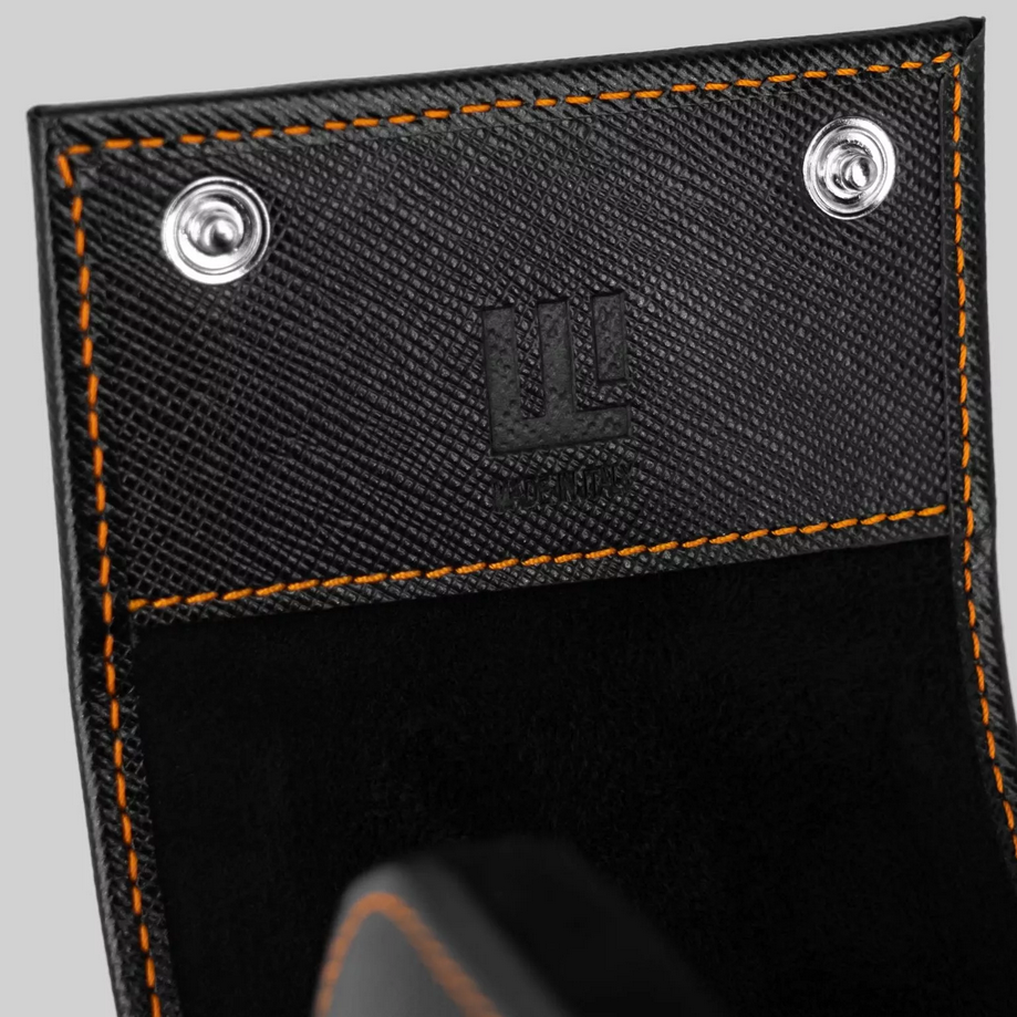 IFL Watches - Watch Roll - Black Saffiano für 1 Uhr-IFL Watches-TOJU Interior