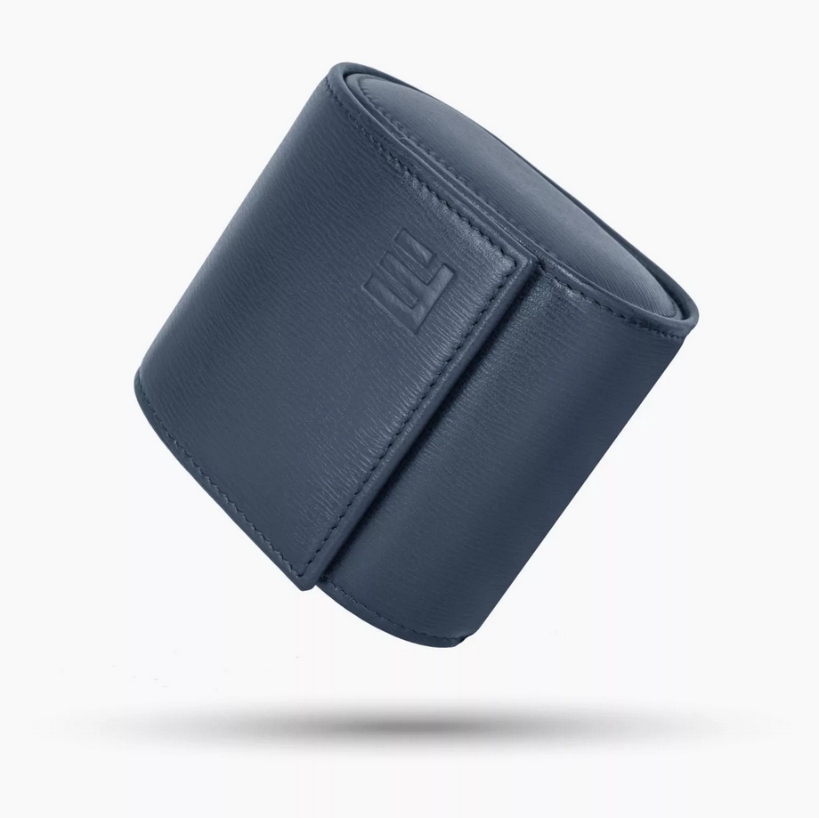 IFL Watches - Watch Roll - Blue Saffiano für 1 Uhr-IFL Watches-TOJU Interior