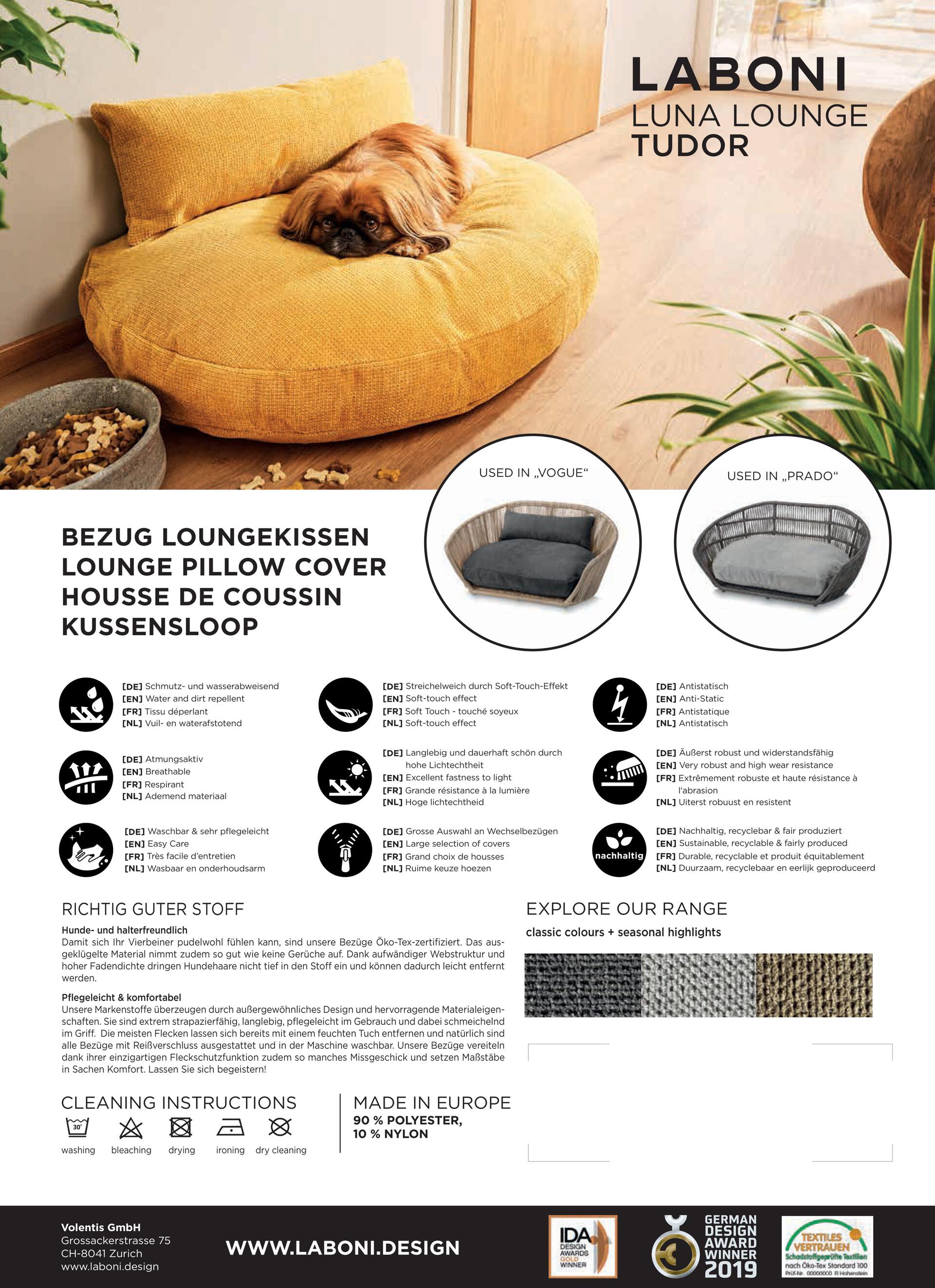 Laboni - VOGUE Design-Hundebett Tudor-Hundebett-Laboni-TOJU Interior