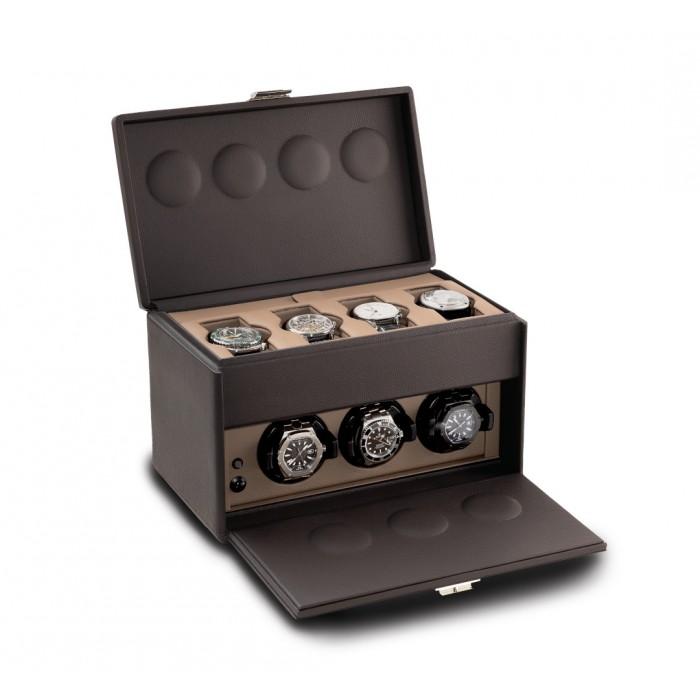 Scatola del Tempo - Uhrenbeweger mod. 7RT für 7 Uhren Bicolor-TOJU Interior