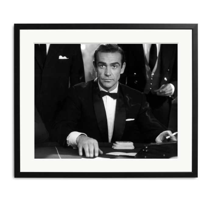 Sonic Editions - Wandbild - James Bond, Dr no-Wandbild-Sonic Editions-L - 60x50cm-Schwarz-TOJU Interior