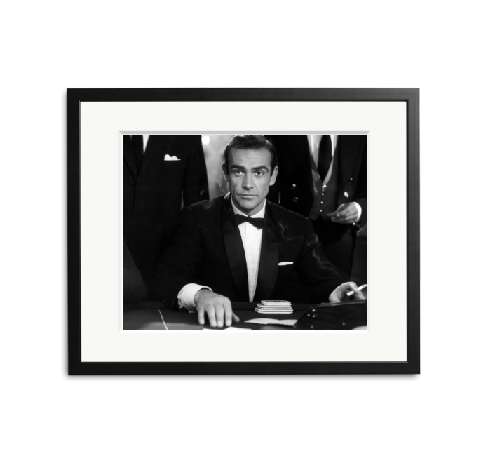 Sonic Editions - Wandbild - James Bond, Dr no-Wandbild-Sonic Editions-M - 50x40cm-Schwarz-TOJU Interior