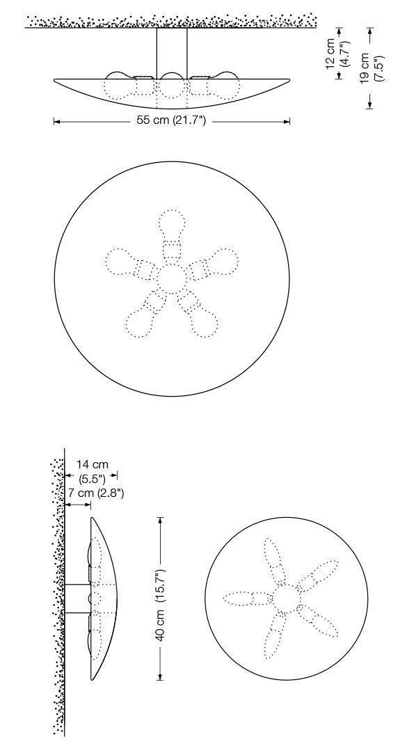 VS Manufaktur - Sela 40 Deckenleuchte-Leuchte-VS MANUFAKTUR vormals Florian Schulz-TOJU Interior