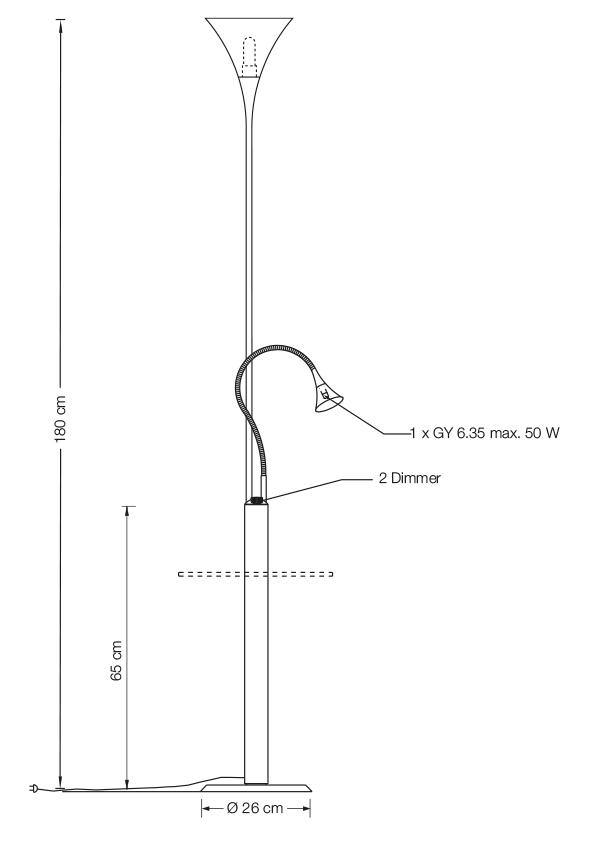 VS Manufaktur - VAYO Raumstrahler / Leseleuchte-Leuchte-VS MANUFAKTUR vormals Florian Schulz-TOJU Interior